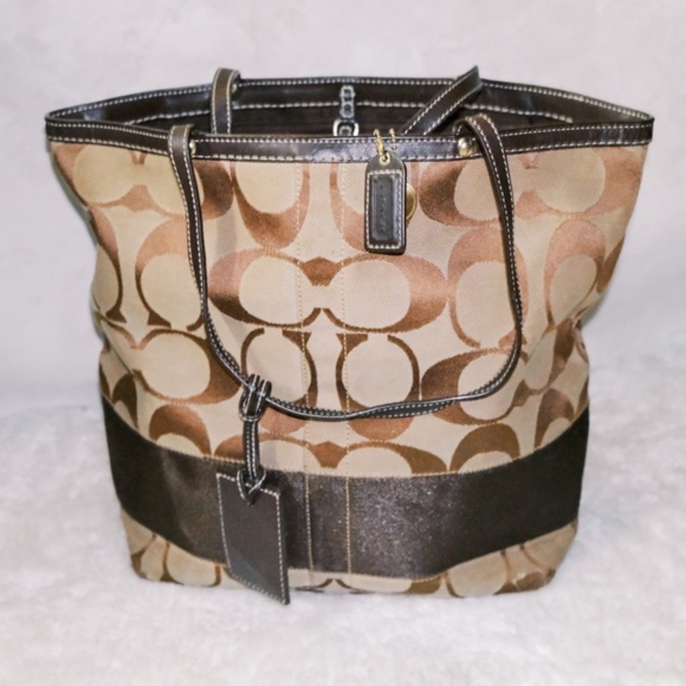 Vintage Coach Tote Bag